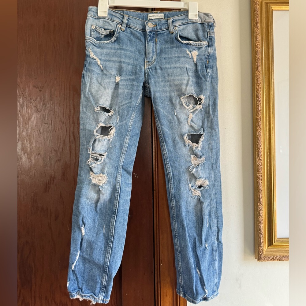 Low rise Zara jeans